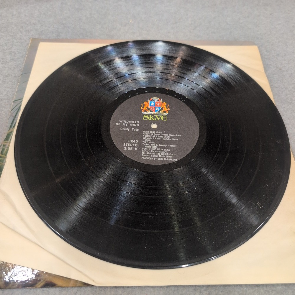 Grady Tate Windmills of My Mind Vinyl LP Skye Records SK-4D Stereo 1968 Jazz - Picture 3 of 6